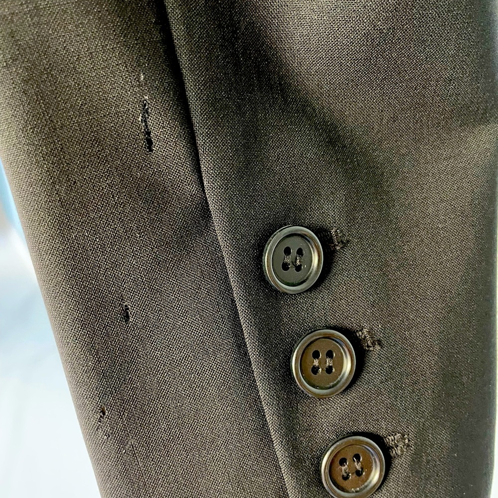 Theory 2-Button Black Wool Lycra Jacket - image 6